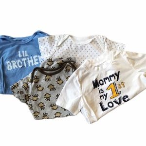 Bundle of 4 Onsies/Top Excellent Condition 12-18m
